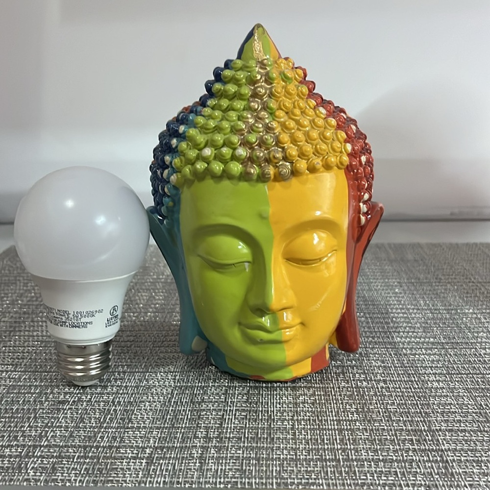 Colorful Buddha head - Picture 3 of 3